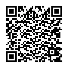 QR-koodi puhelinnumerolle +12013407622