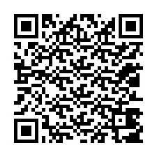 Código QR para número de teléfono +12013407869