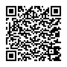 QR kód a telefonszámhoz +12013407884