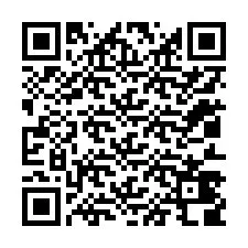 QR-код для номера телефона +12013408901