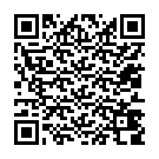 Código QR para número de teléfono +12013408907