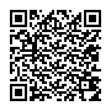 QR код за телефонен номер +12013414356