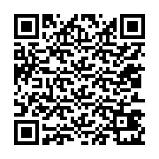 QR kód a telefonszámhoz +12013421046