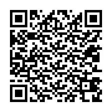 Código QR para número de teléfono +12013428023