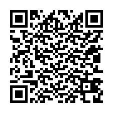 Kode QR untuk nomor Telepon +12013428024