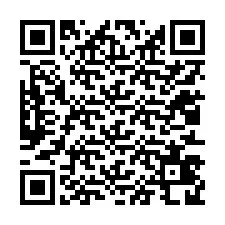 Código QR para número de telefone +12013428582