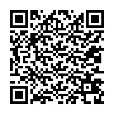 QR kód a telefonszámhoz +12013428583