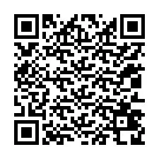 QR код за телефонен номер +12013428740