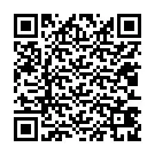 Kode QR untuk nomor Telepon +12013429122