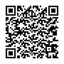 Kode QR untuk nomor Telepon +12013429802