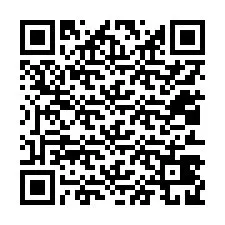 QR код за телефонен номер +12013429843