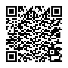 QR код за телефонен номер +12013432589