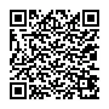 Kode QR untuk nomor Telepon +12013471284