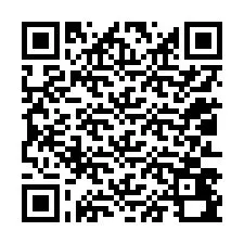 QR код за телефонен номер +12013490378