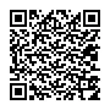 QR код за телефонен номер +12013514033