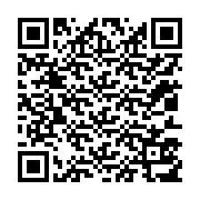 QR Code สำหรับหมายเลขโทรศัพท์ +12013517101