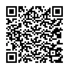 QR-koodi puhelinnumerolle +12013517102