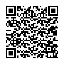 Codice QR per il numero di telefono +12013561342