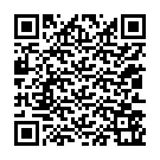 Kode QR untuk nomor Telepon +12013561354