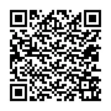 Código QR para número de teléfono +12013561357