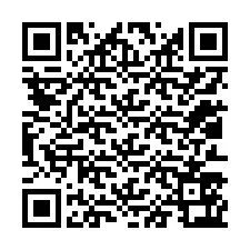 Código QR para número de teléfono +12013563959