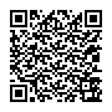 QR код за телефонен номер +12013563960