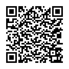 QR kód a telefonszámhoz +12013563964