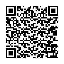 QR-Code für Telefonnummer +12013563972