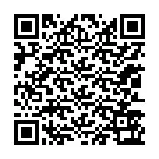 QR код за телефонен номер +12013563975