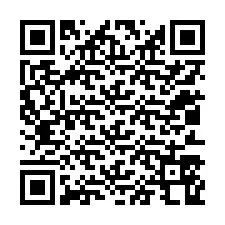 QR код за телефонен номер +12013568814