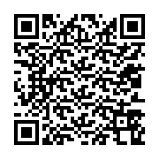 QR-код для номера телефона +12013568816