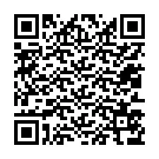 Código QR para número de teléfono +12013576517