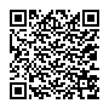 QR код за телефонен номер +12013576518