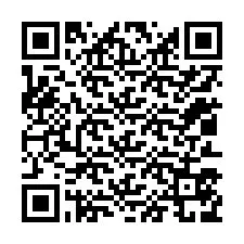 Código QR para número de teléfono +12013579051