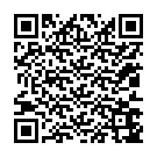 Código QR para número de teléfono +12013647301