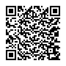 Código QR para número de teléfono +12013653374