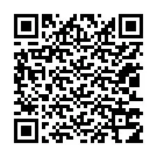 Código QR para número de teléfono +12013714435