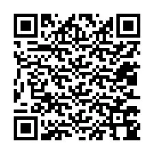 QR-koodi puhelinnumerolle +12013744197