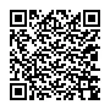 Código QR para número de teléfono +12013744674