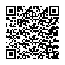 Codice QR per il numero di telefono +12013747417