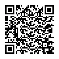 QR-код для номера телефона +12013747748