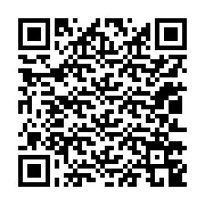 QR код за телефонен номер +12013749675