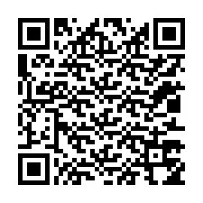 QR Code สำหรับหมายเลขโทรศัพท์ +12013754881