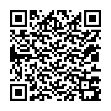 QR-код для номера телефона +12013791001