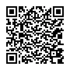 Codice QR per il numero di telefono +12013808165