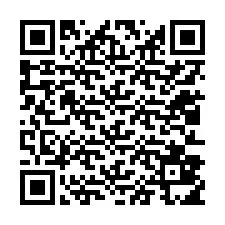 Código QR para número de teléfono +12013815726