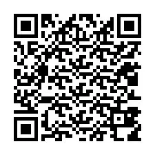 QR код за телефонен номер +12013818062