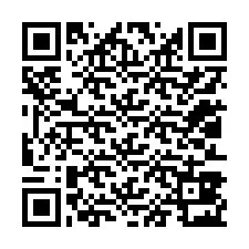 QR kód a telefonszámhoz +12013823839