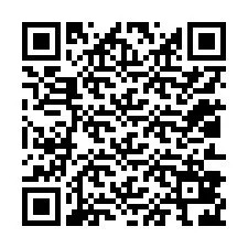 QR-koodi puhelinnumerolle +12013826649