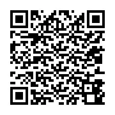 QR-код для номера телефона +12013840006